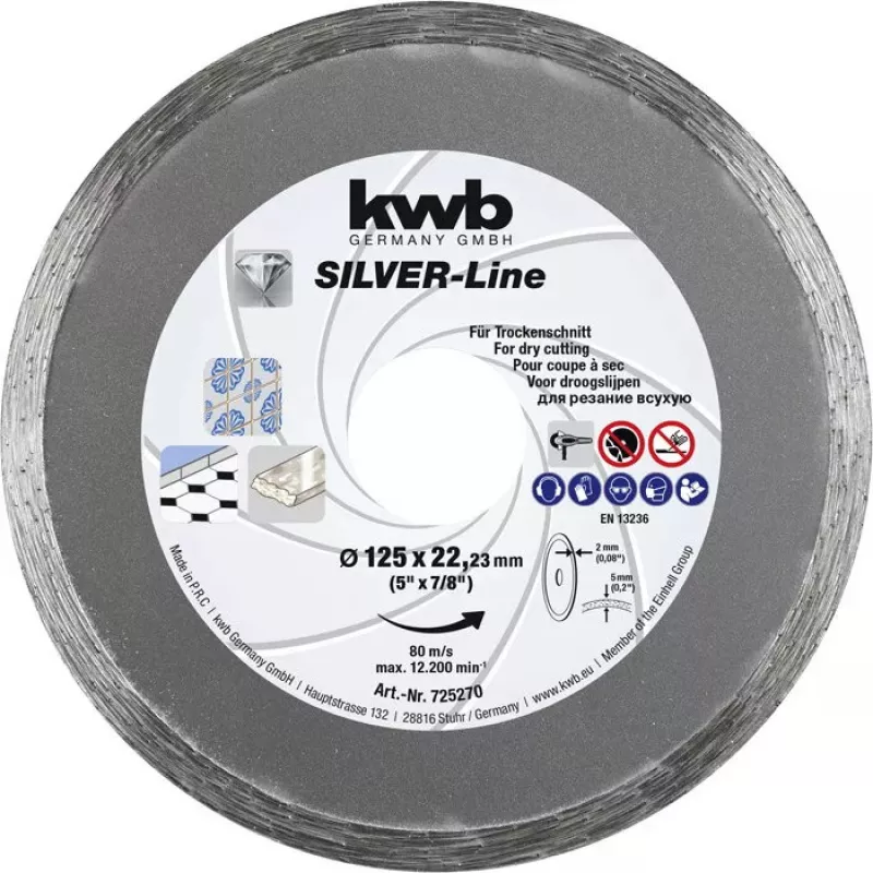 Pjovimo diskas KWB 725870 keramikai, marmurui, plytelėms