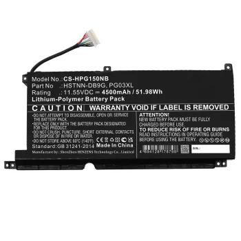 Nešiojamojo kompiuterio atsarginė dalis CoreParts MBXHP-BA0305 Plotis 95,2 mm Gylis 6,8 mm Aukštis 211,6 mm