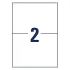 Lipnus spausdintuvo lipdukas AVERY 6604 Baltas A4 21x14,8 cm 130 lipdukų