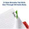 Tuščias skirtukų žymeklis Avery Ultra Tabs 74768 mėlynos, žalios, raudonos, geltonos spalvos
