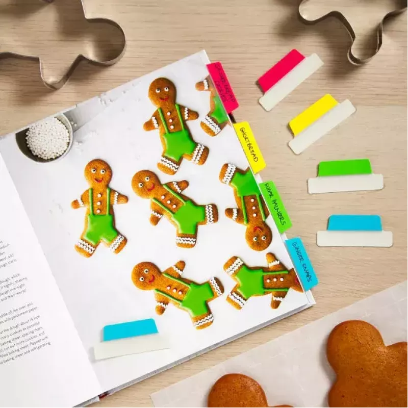 Tuščias skirtukų žymeklis Avery Ultra Tabs 74768 mėlynos, žalios, raudonos, geltonos spalvos