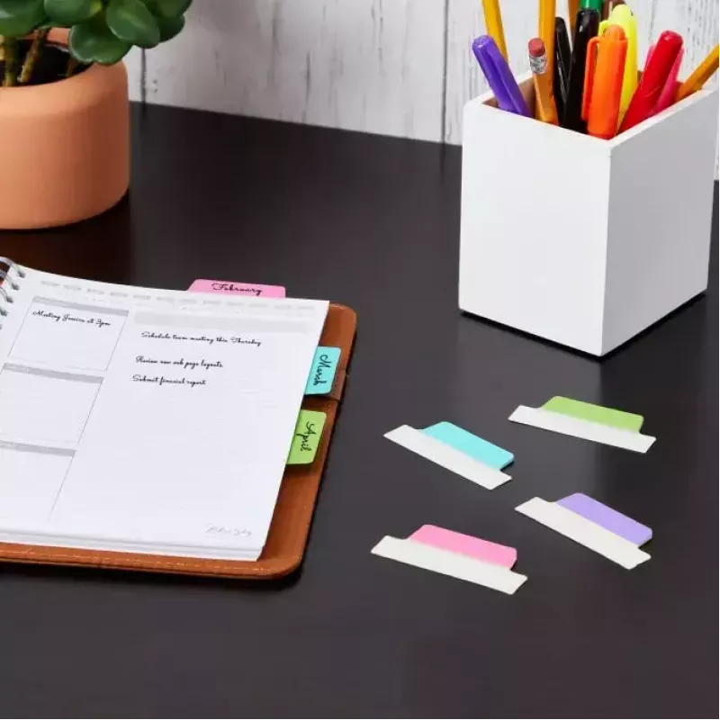 Tuščia skirtukų rodyklė Avery Ultra Tabs 74769 Mėlyna Žalia Rožinė Violetinė
