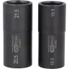 Lizdų rinkinys KS Tools 515.0895 1/2 colio pavara 2 lizdų galvutės
