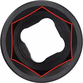 Smūginė galvutė KS Tools 515.0896 1/2 colio pavara DIN 3121 ISO 1174