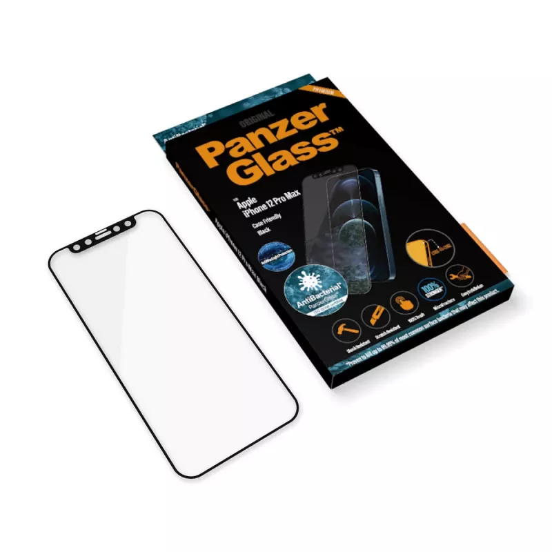 PanzerGlass ® Apsauginis ekrano stiklas nuo mėlynos šviesos Apple iPhone 12 Pro Max | Nuo krašto iki krašto