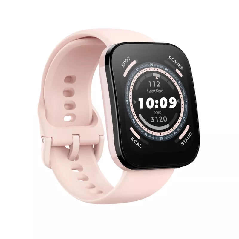 Amazfit Bip 5 4,85 cm (1,91 colio) TFT 45,9 mm skaitmeninis 320 x 380 pikselių jutiklinis ekranas Rožinis GPS (palydovinis)