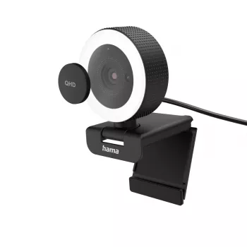 Hama C-850 Pro internetinė kamera 4 MP 2560 x 1440 pikselių USB 2.0 Juoda