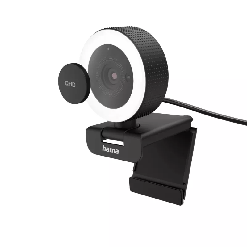 Hama C-850 Pro internetinė kamera 4 MP 2560 x 1440 pikselių USB 2.0 Juoda