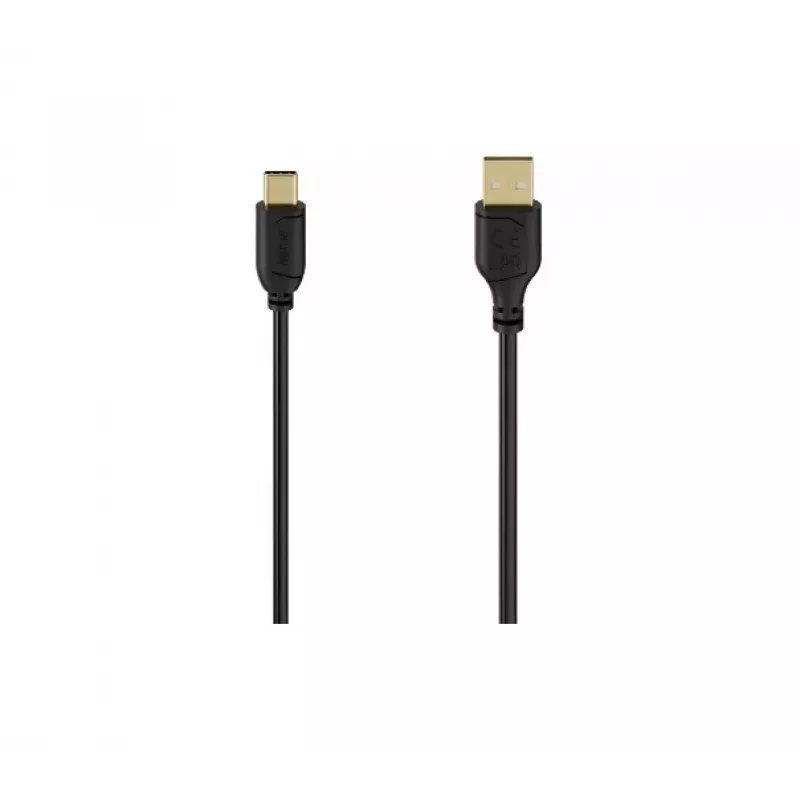 Hama 00074265 USB kabelis USB 2.0 0,75 m USB A USB C juodas
