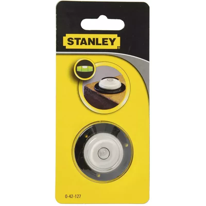 Kišeninis gulsčiukas Stanley 0-42-127 250 mm mėlynių permatomos baltos spalvos