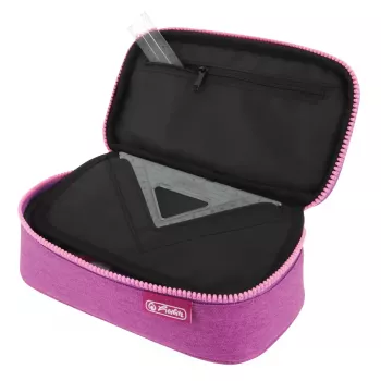Penalas Herlitz beatBox ABC Soft poliesterinis rožinis violetinis 225x120x70mm