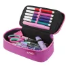 Penalas Herlitz beatBox ABC Soft poliesterinis rožinis violetinis 225x120x70mm