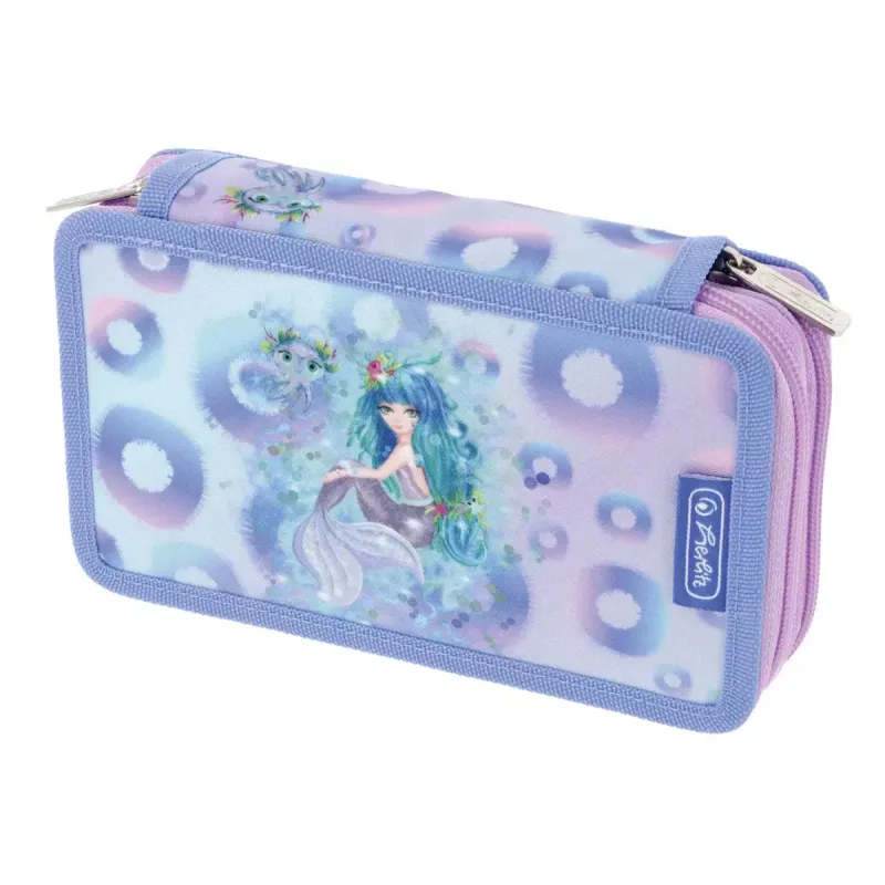 Raštinės reikmenų rinkinys Herlitz Mystic Mermaid 23 vnt. Mėlyna Rožinė Poliesteris