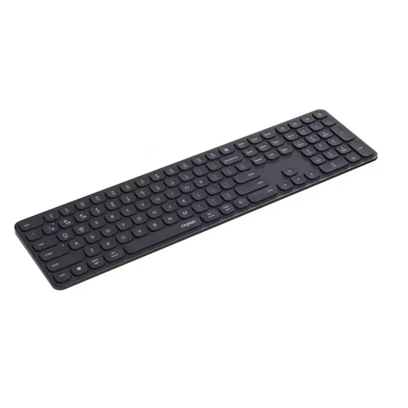 Bluetooth klaviatūra Rapoo 00228033 QWERTZ vokiška tamsiai pilka belaidė