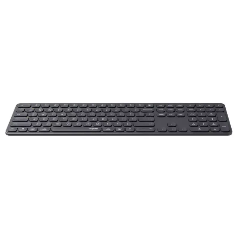 Bluetooth klaviatūra Rapoo 00228033 QWERTZ vokiška tamsiai pilka belaidė
