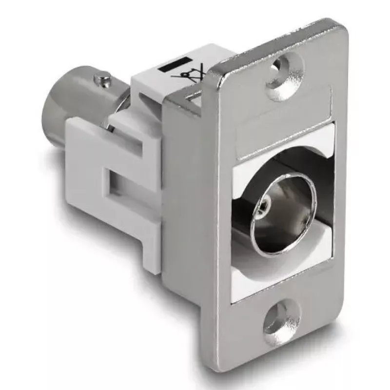 DeLOCK 90880 BNC lizdas sidabrinis baltas 50 Ω
