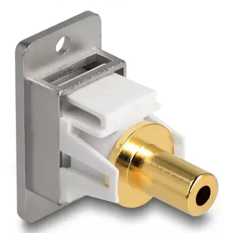 DeLOCK 90883 kištukinis lizdas 3,5 mm sidabrinis baltas moteriškas