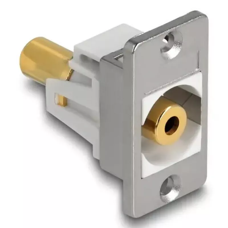 DeLOCK 90883 kištukinis lizdas 3,5 mm sidabrinis baltas moteriškas