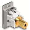 DeLOCK 90884 kištukinis lizdas 3,5 mm Sidabrinė Balta Moteriška