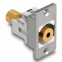 DeLOCK 90884 kištukinis lizdas 3,5 mm Sidabrinė Balta Moteriška