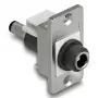 DeLOCK keystone modulis 90885 Plokščias Juoda Sidabrinė Balta DC 5,5 x 2,1