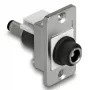 DeLOCK keystone modulis 90886 Plokščias Juoda Sidabrinė Balta DC 5,5 x 2,5