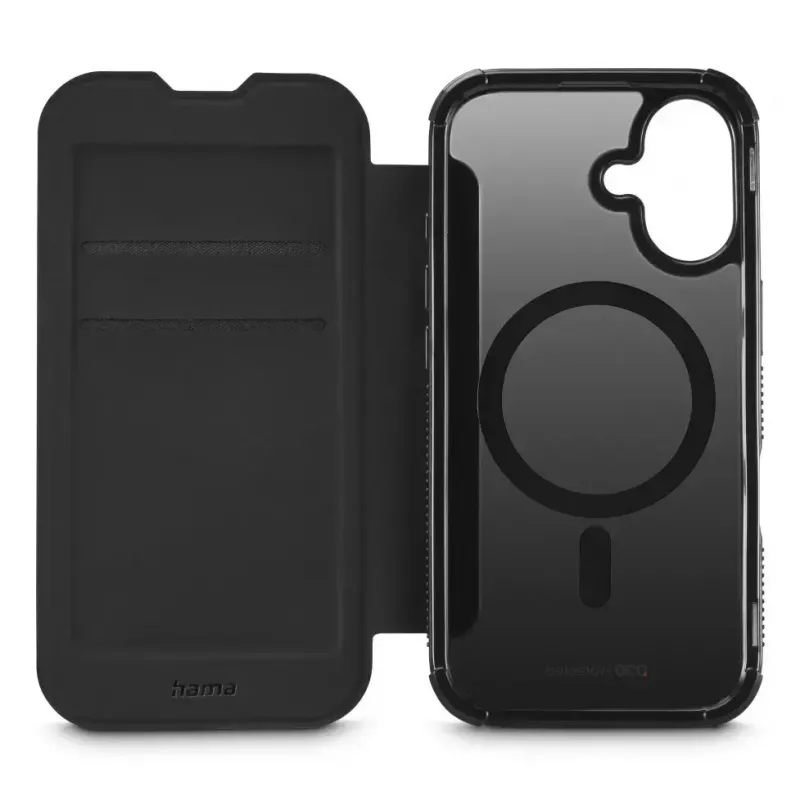 Hama Extreme Protect mobiliojo telefono dėklas 15,5 cm (6,1 colio) Folio Juoda