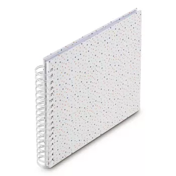 Hama Confetti nuotraukų albumas, įvairiaspalvis, 100 lapų, 10 x 15 cm, spiralinis įrišimas