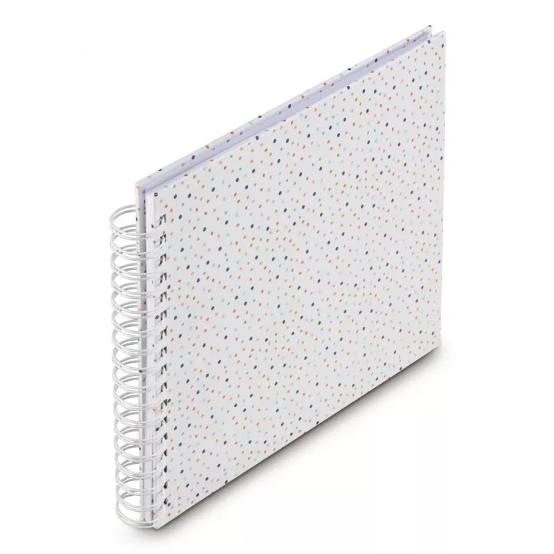 Hama Confetti nuotraukų albumas, įvairiaspalvis, 100 lapų, 10 x 15 cm, spiralinis įrišimas