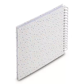 Hama Confetti nuotraukų albumas, įvairiaspalvis, 100 lapų, 10 x 15 cm, spiralinis įrišimas
