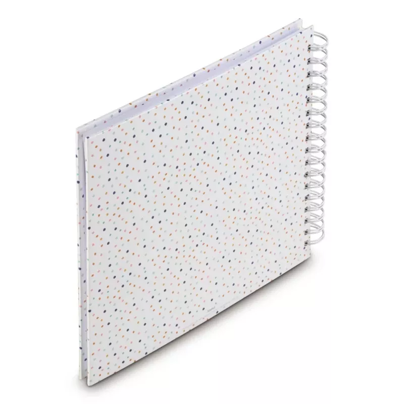 Hama Confetti nuotraukų albumas, įvairiaspalvis, 100 lapų, 10 x 15 cm, spiralinis įrišimas