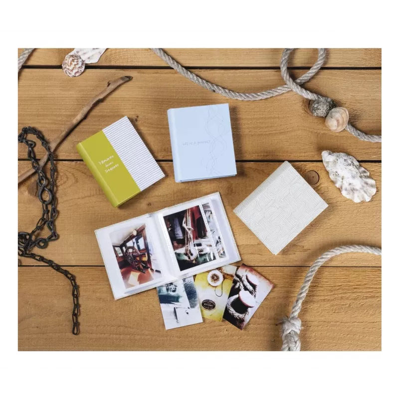 Hama Life nuotraukų albumas, mėlynas, 20 lapų, 5,4 x 8,6 cm