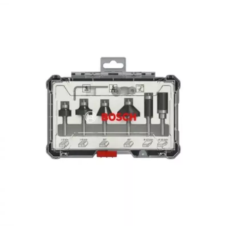 Bosch 2 607 017 470 frezavimo antgalis Antgalių rinkinys 6 vnt.