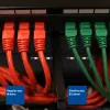 ACT juodas 5 metrų LSZH U/UTP CAT6 duomenų centro plonas komutacinis kabelis su nesikabinančiomis RJ45 jungtimis