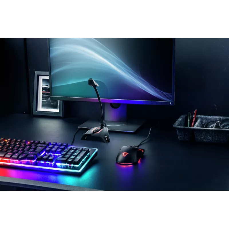 Trust GXT 215 Zabi Juoda PC mikrofonas