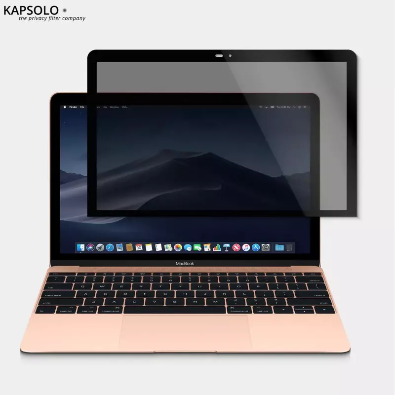 Kapsolo Privacy Magnetinis apsauginis ekranas, skirtas Apple MacBook Pro 13 (2020) — 13 colių, 9H kietumas, 50% šviesos pralaidumas, 30° privatumo kampas