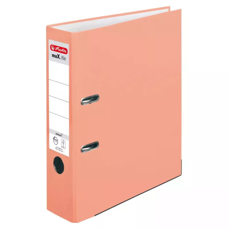 Žiedinis segtuvas Herlitz maX.file A4 oranžinis