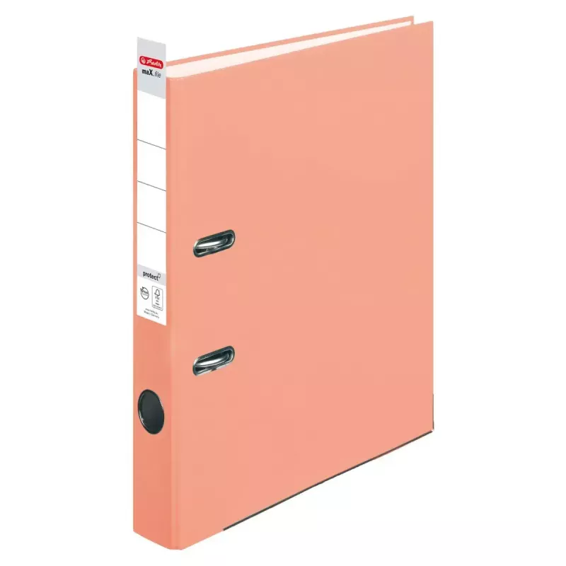 Segtuvas su žiedais Herlitz maX.file A4 oranžinis