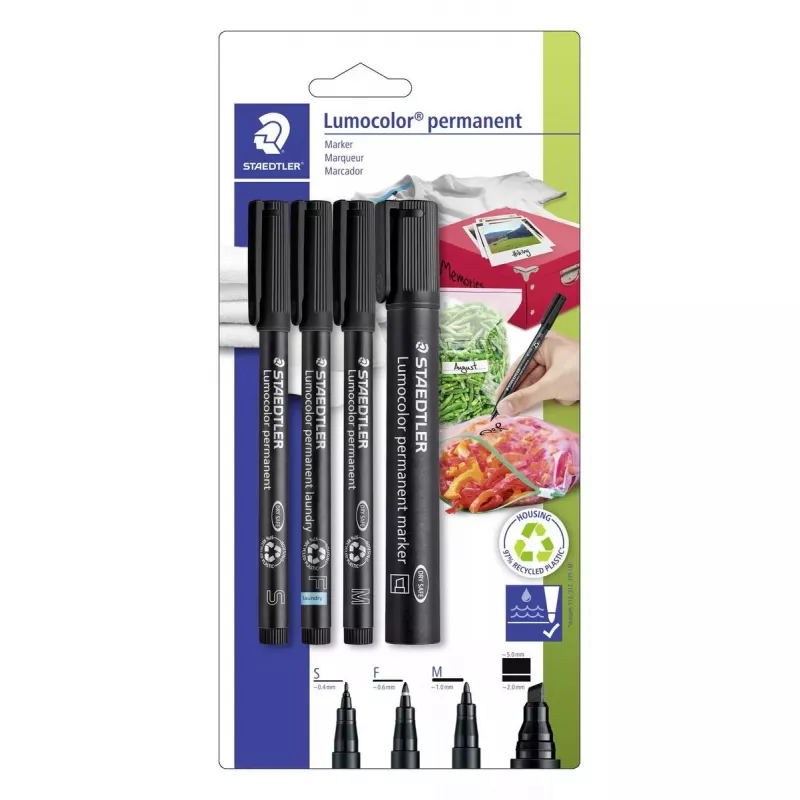 Marker Staedtler Lumocolor 60 4 vnt.