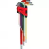Šešiabriaunių raktų rinkinys KS Tools 151.4420 9 vnt. Plieninis Chromuotas
