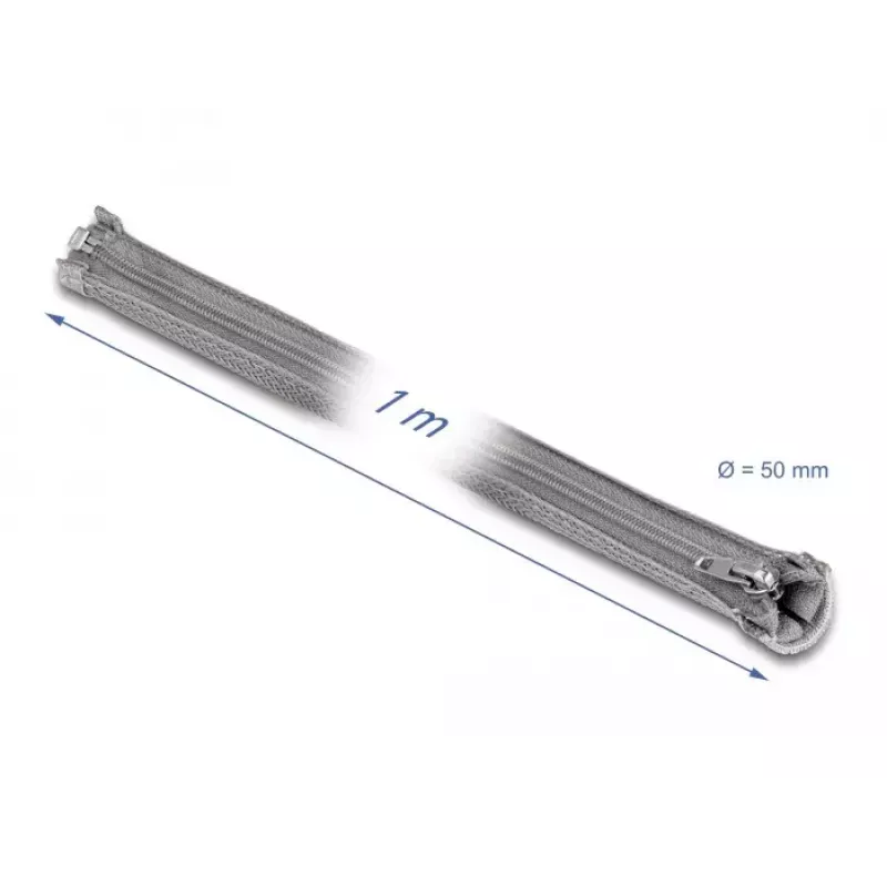 Pinta mova DeLOCK 20826 1m x 50mm pilka