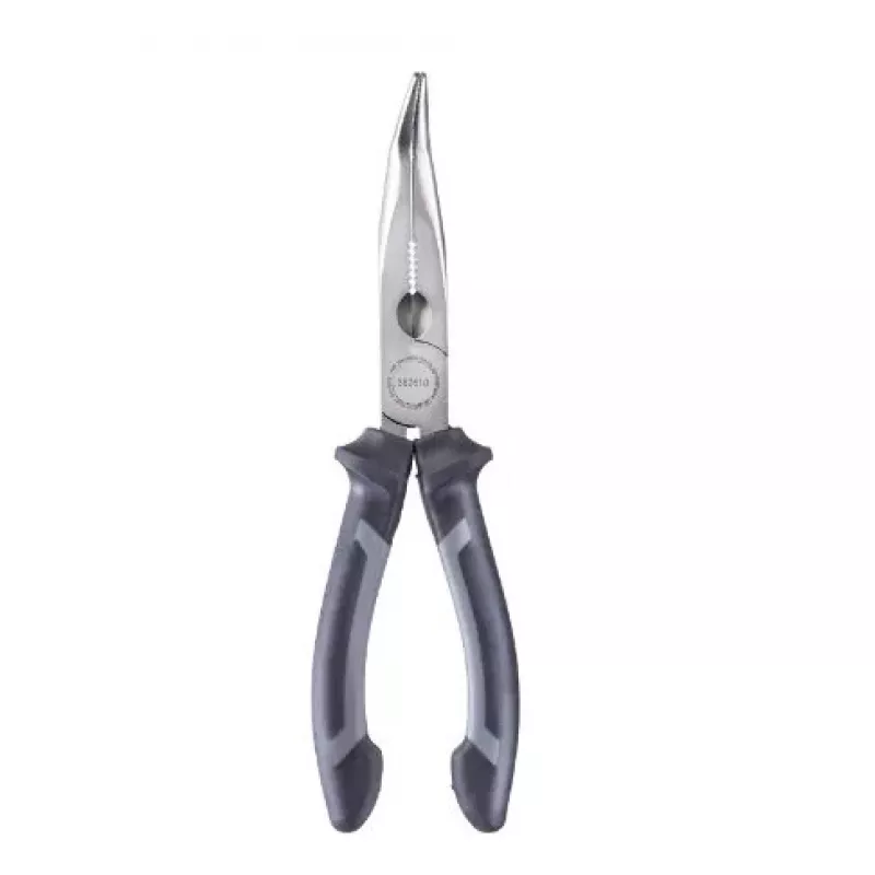 Lankstytos nosies replės KWB 382610 iš chromo-vanadžio plieno, pilkos, 20 cm