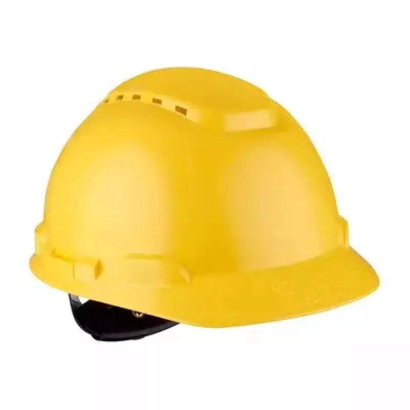 3M H700N-GU plastikinis geltonas unisex apsauginis šalmas 350g
