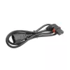 ACT maitinimo laidas C14 - C13 IEC Lock (kampinis dešinėje) juodas 2 m, PC2045
