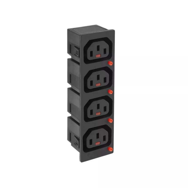 ACT C13 IEC Lock Net Entree (4x outlet) - juoda, PA135015BK4