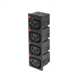 ACT C13 IEC Lock Net Entree (4x outlet) - juoda, PA135015BK4
