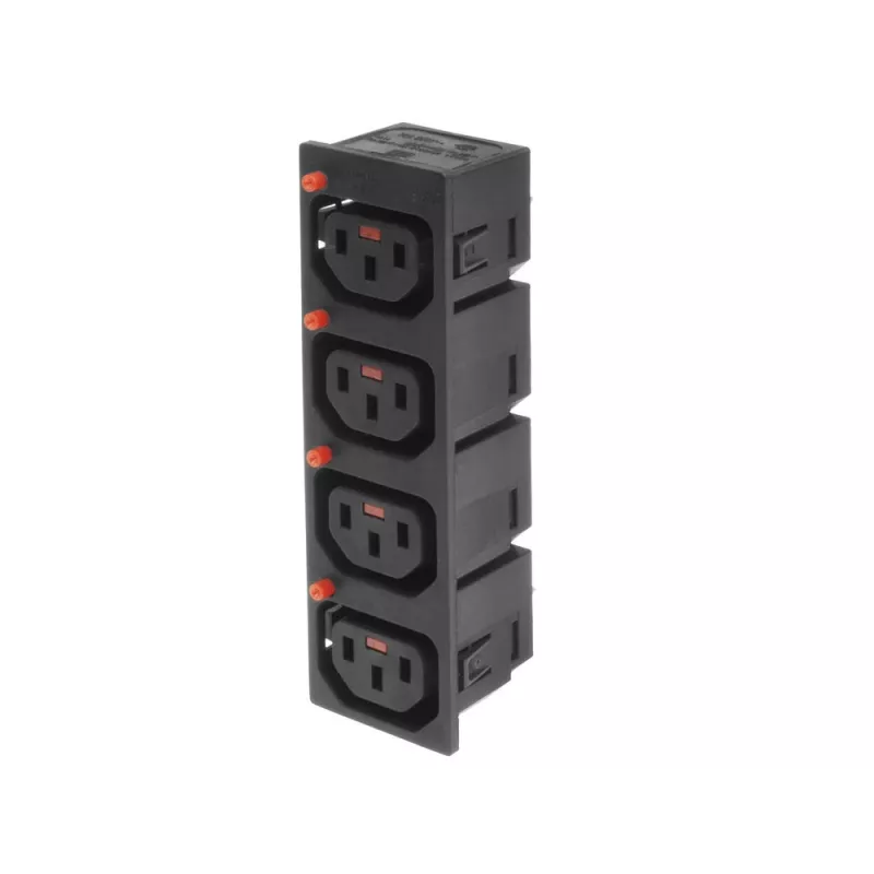 ACT C13 IEC Lock Net Entree (4x outlet) - juoda, PA135015BK4