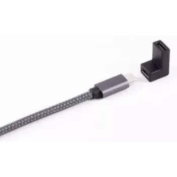 Kabelio jungties adapteris ShiverPeaks BS13-40004 USB-C į USB-C, pilkas