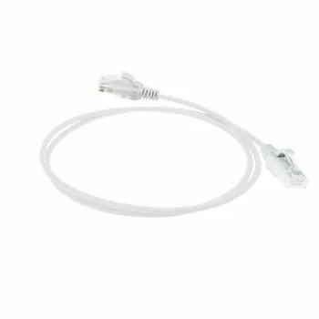 ACT baltas 7 metrų LSZH U/UTP CAT6 plonas laidas duomenų centrams su RJ45 jungtimis, vnt.