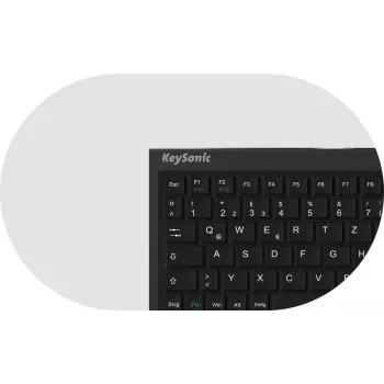 KeySonic ACK-3410 (UK) klaviatūra Namų USB QWERTY JK anglų Juoda